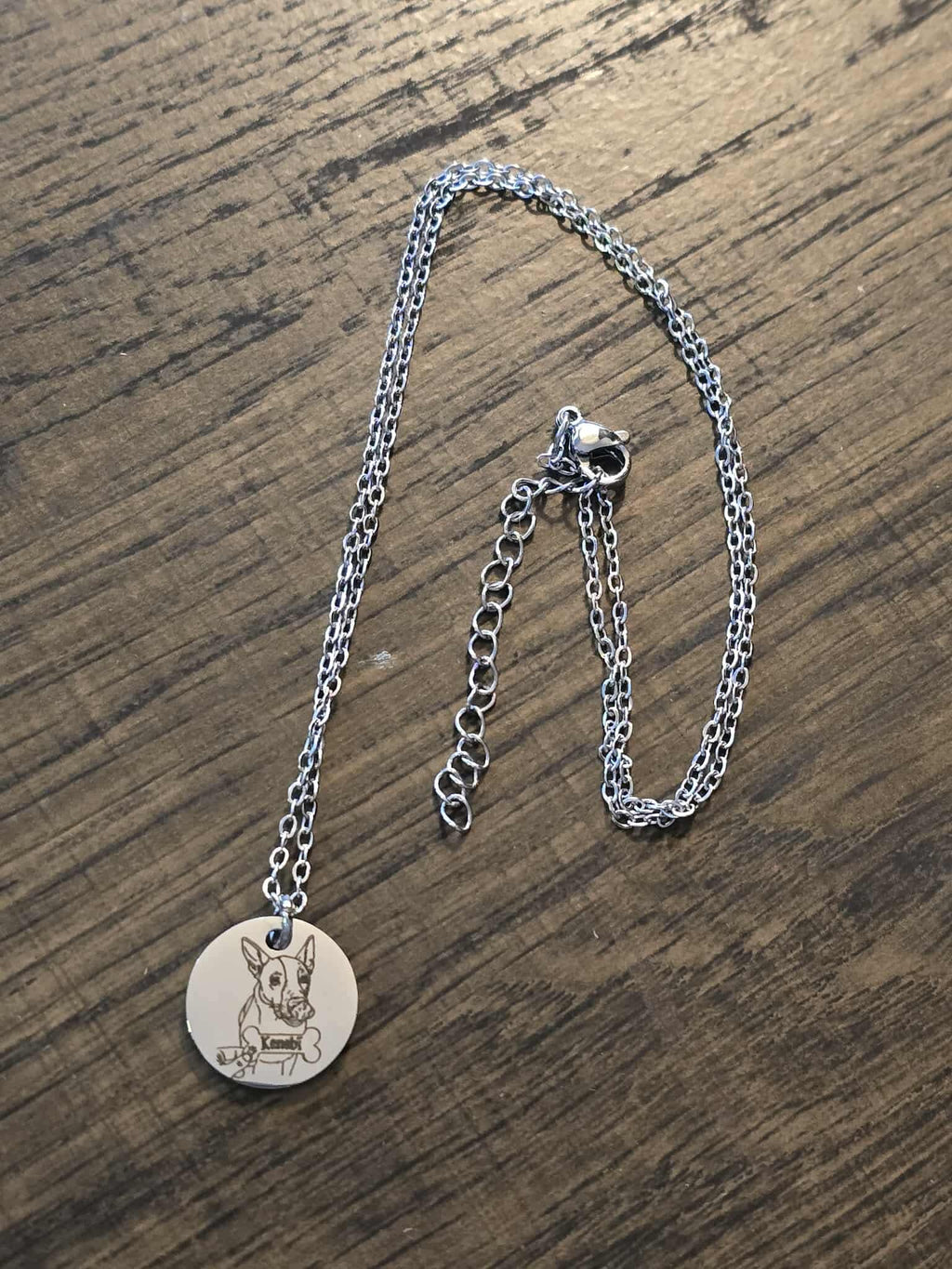 🐾 Custom Pet Line Art Necklace – Keep Them Close 🐾