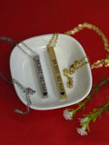 3D Vertical Bar Necklaces