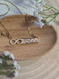 Infinity Bar Necklace