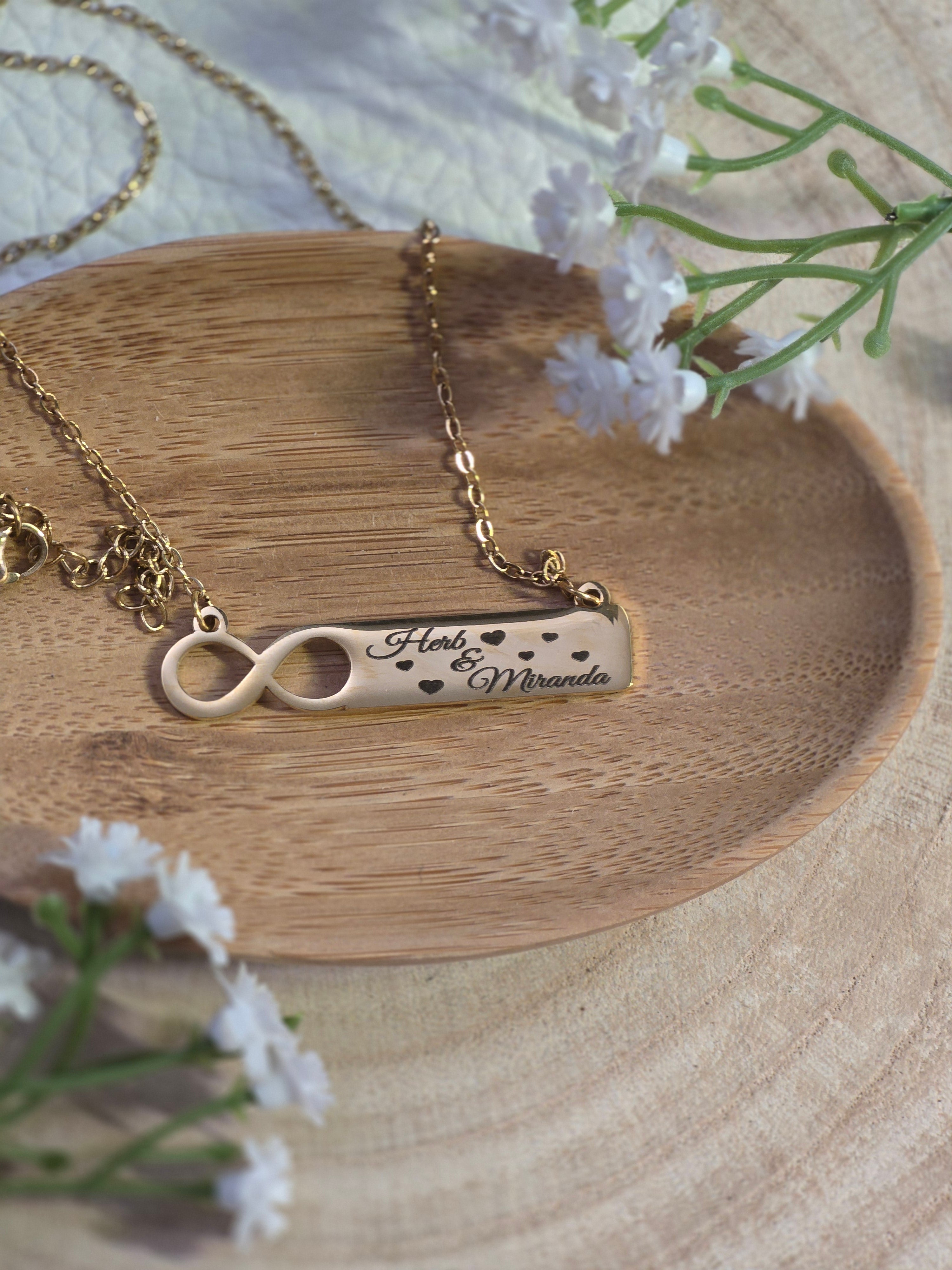 Infinity Bar Necklace