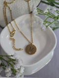 Minimal Luxe Disc Necklace