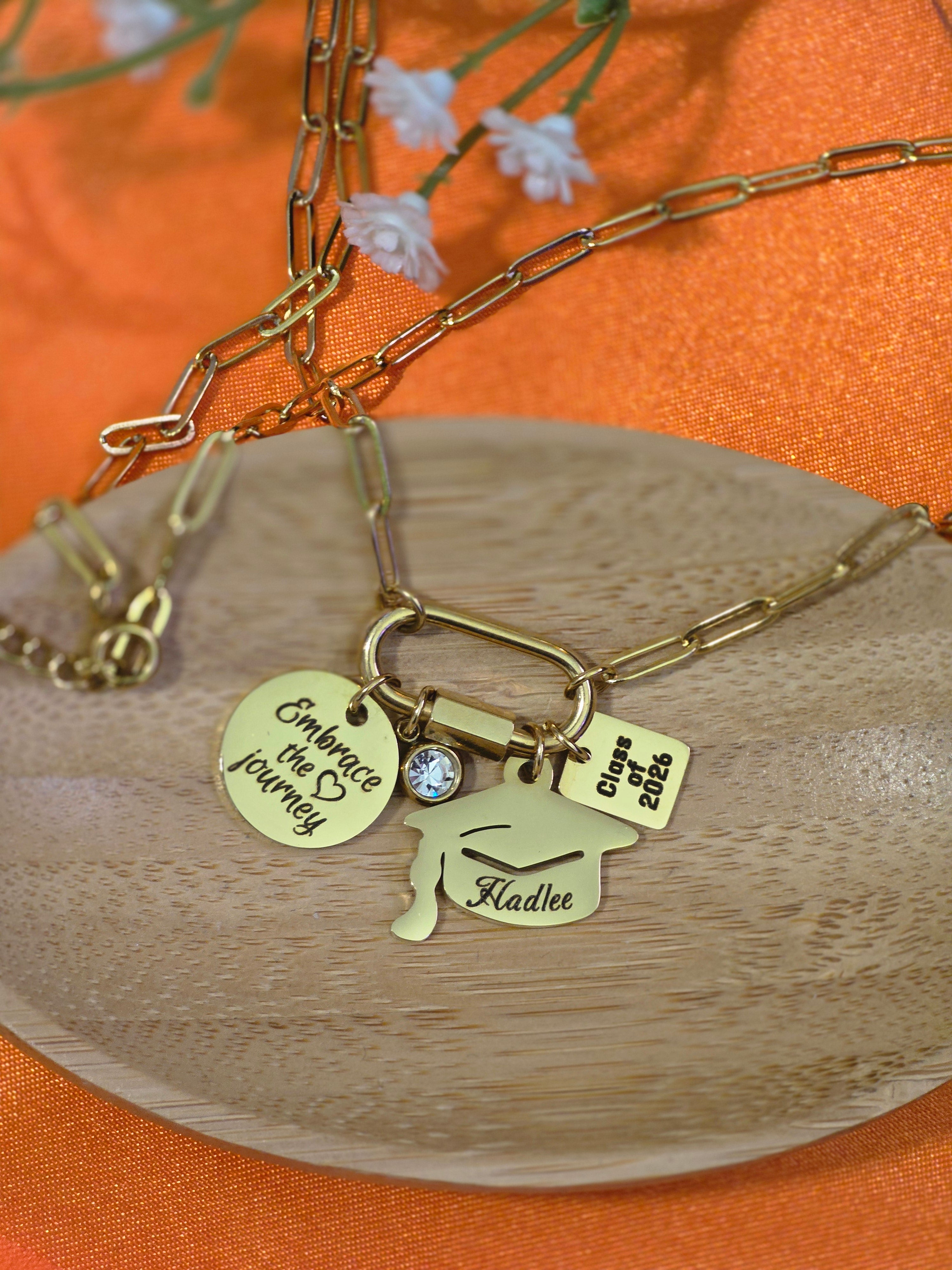 Graduation Memory Necklace Stainless Steel
